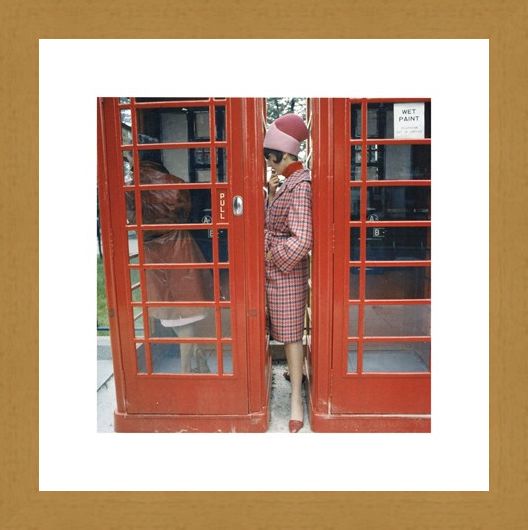Framed Framed Phone Box - London 1963