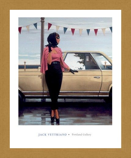 Framed Framed Suddenly One Summer - Jack Vettriano