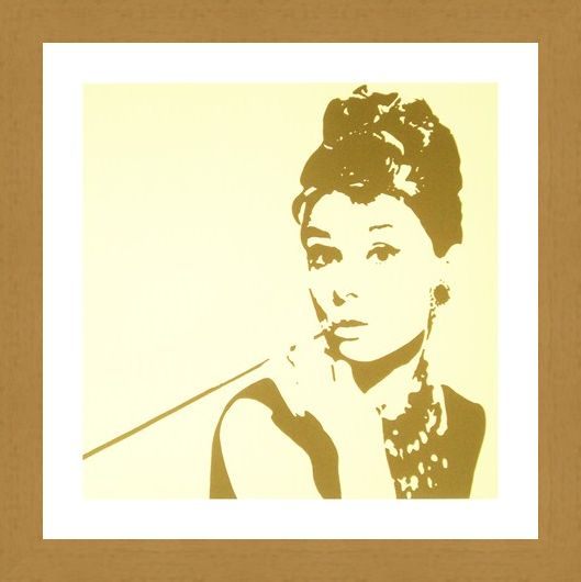 Framed Framed Audrey Hepburn - Phil Handsley