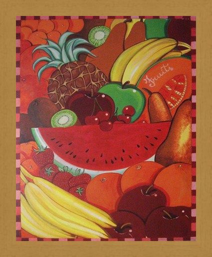 Framed Framed Fruit - G Servello