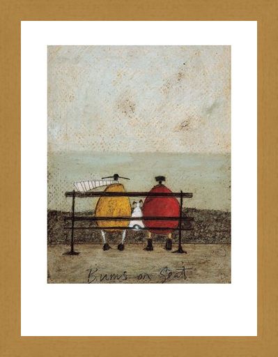 Framed Framed Bums on Seat - Sam Toft