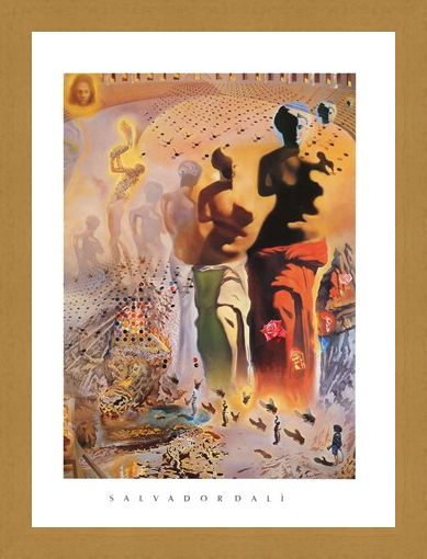 Framed Framed The Hallucinogenic Toreador - Salvador Dali
