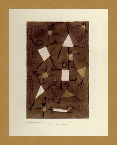 Framed Framed Dancing From Fear - Paul Klee