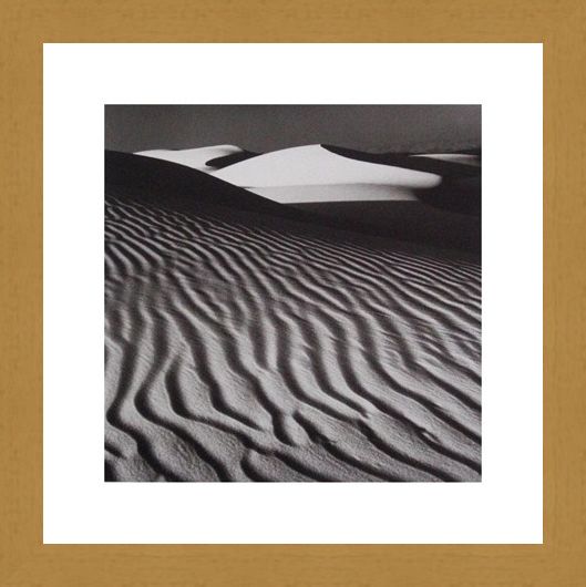 Framed Framed White Dune - Nicholas Pavloff