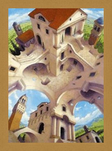 Framed Framed Temple of Possibilities - Impossible