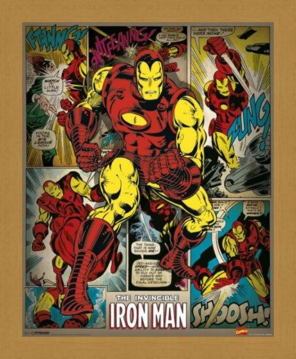Framed Framed Hero To The Rescue - The Invincible Iron Man