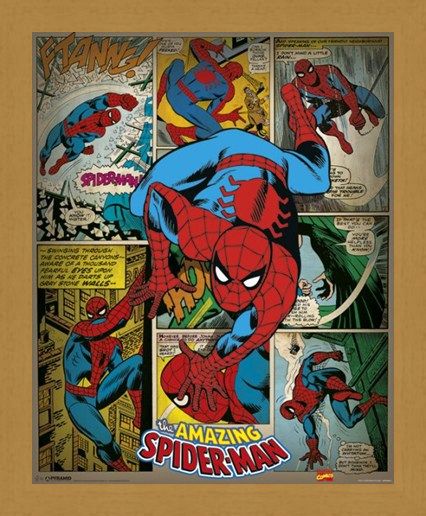 Framed Framed Comic Book Crusader - The Amazing Spider-Man