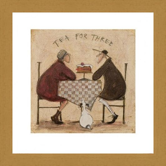 Framed Framed Tea for Three - Sam Toft