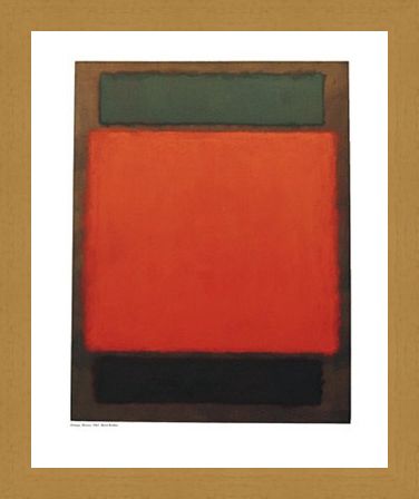 Framed Framed Orange and Brown - Mark Rothko
