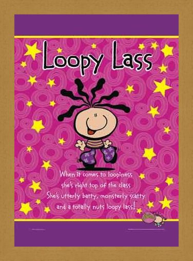 Framed Framed Loopy Lass - Bubblegum Character