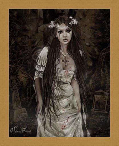 Framed Framed Anatheme The Vampire - Victoria Frances