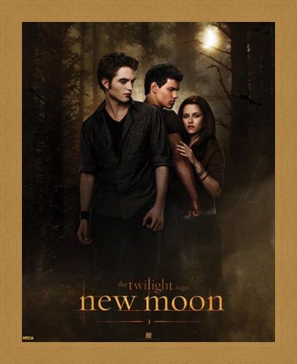 Framed Framed Bella with Edward and Jacob - Who will she choose in the Twilight Saga?