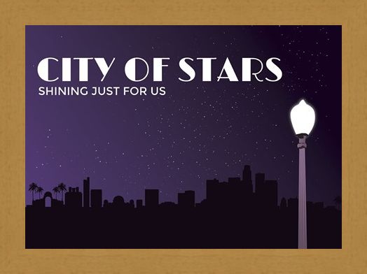 Framed Framed Shining Just For Us - City of Stars