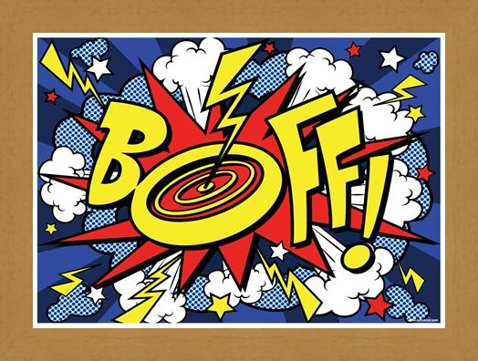 Framed Framed Boff! - A Pop Art Explosion