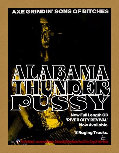 Framed Framed Alabama Thunderpussy - Frank Kozik