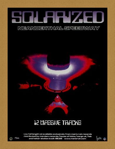 Framed Framed Solarized By Neanderthal Speedway - Frank Kozik