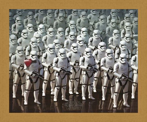 Framed Framed Stormtrooper Elite Army - Star Wars Episode VII