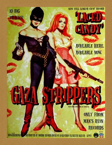 Framed Framed Gaza Strippers - Frank Kozik