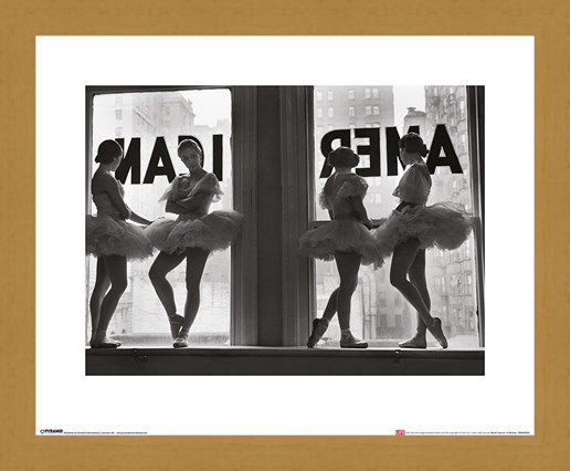 Framed Framed Ballet Dancers in Window - Time Life