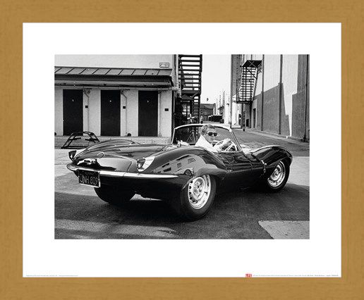 Framed Framed Steve McQueen - Jaguar - Time Life