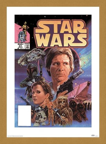 Framed Framed Captain Solo - Star Wars