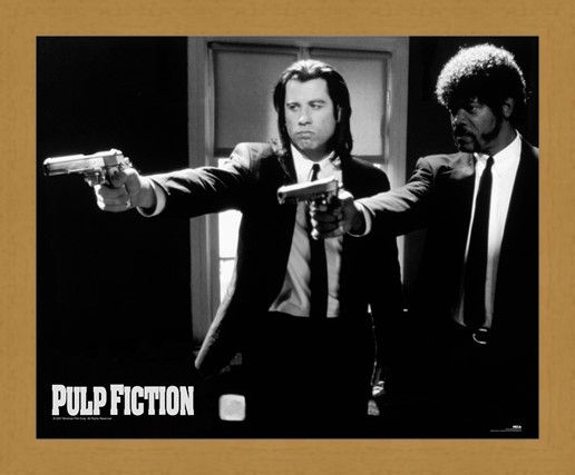 Framed Framed Vincent and Jules - Pulp Fiction