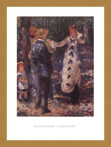Framed Framed The Balançoire (The Swing) - Auguste Renoir