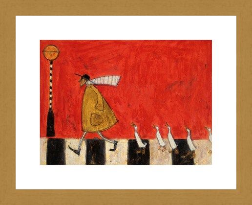 Framed Framed Crossing with Ducks - Sam Toft