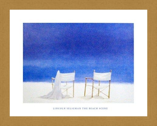 Framed Framed The Beach Scene - Lincoln Seligman