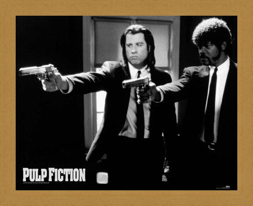 Framed Framed Vincent and Jules - Pulp Fiction