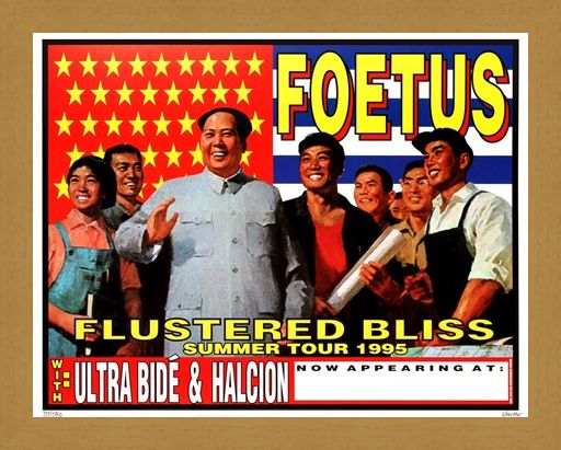 Framed Framed Foetus Summer Tour 1995 - Frank Kozik
