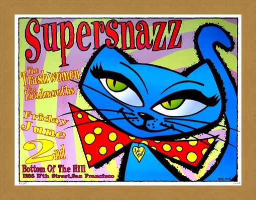 Framed Framed Supersnazz - Frank Kozik