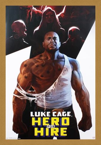 Framed Framed Hero For Hire - Luke Cage