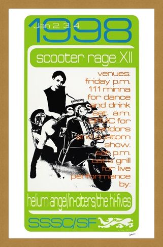 Framed Framed Scooter Rage XII - Frank Kozik