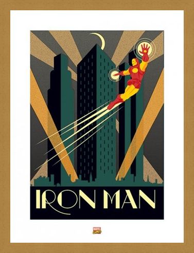 Framed Framed Iron Man - Marvel Deco