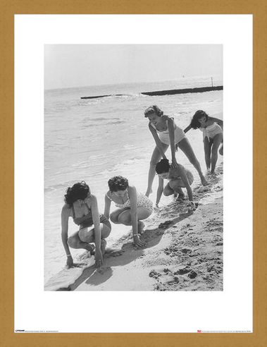 Framed Framed Models Playing Leap Frog - Time Life