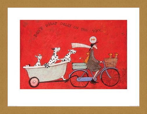 Framed Framed Don't Dilly Dally on the Way - Sam Toft