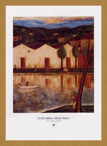 Framed Framed Rio San Juan - Victor Manuel Garcia Valdes