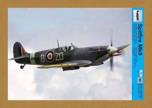 Framed Framed Spitfire - Learn The Ways of the Skies