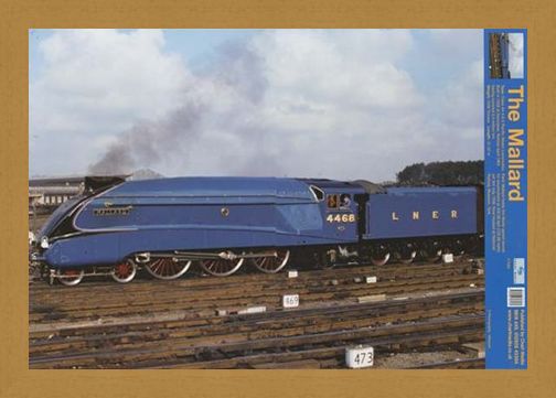 Framed Framed Steaming Ahead Of The Competition - Mallard Train