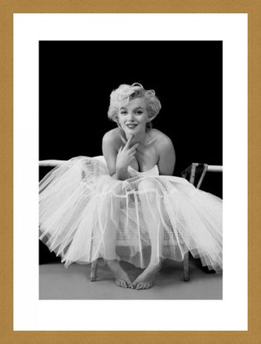 Framed Framed Marilyn Monroe; Ballerina - Milton H Greene