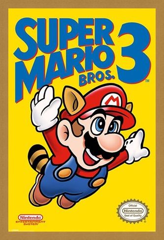 Framed Framed Super Mario Bros 3 - Retro Gaming