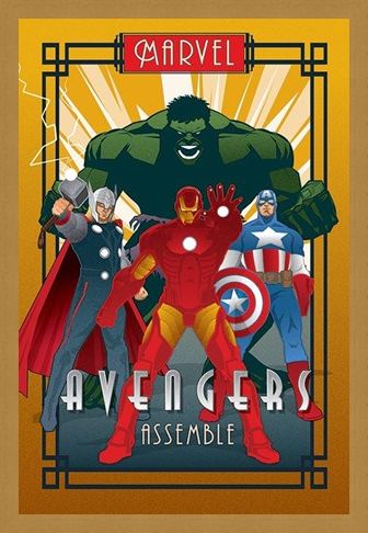Framed Framed Avengers Assemble - Marvel Deco