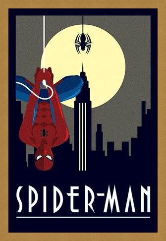 Framed Framed Spider-Man - Marvel Deco