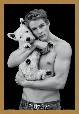 Framed Framed Puppy Love - Tanya Chalkin