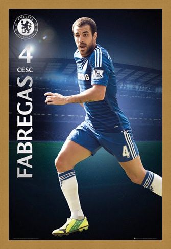 Framed Framed Cesc Fabregas - Chelsea Football Club