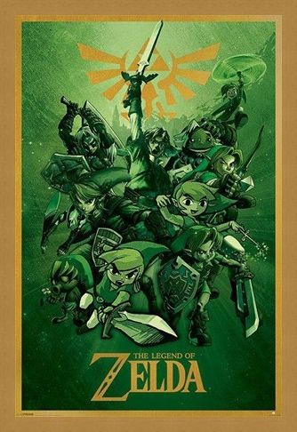 Framed Framed The Legend Of Zelda - Nintendo