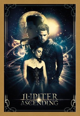 Framed Framed Jupiter Ascending - Mila Kunis and Channing Tatum