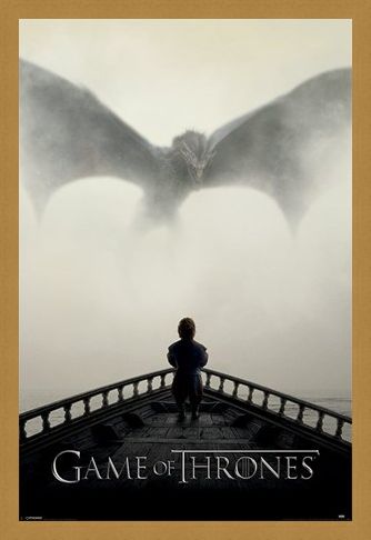 Framed Framed A Lion & A Dragon - Game of Thrones