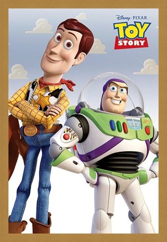 Framed Framed Woody & Buzz - Toy Story